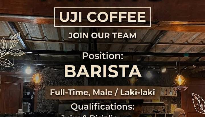 Lowongan Kerja Barista Full-Time Uji Coffee Tangerang 2026